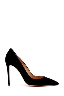 Черные замшевые туфли Simply Irresistible Pump 105 Aquazzura