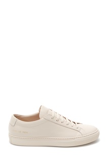 Светло-бежевые кеды из кожи Original Achilles Low Common Projects