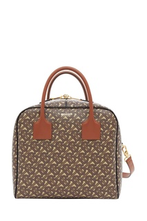 Коричневая сумка с монограммами Burberry