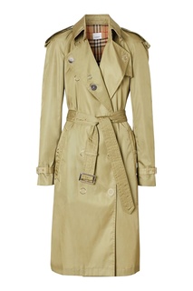 Оливковый тренч из восстановленного нейлона Burberry