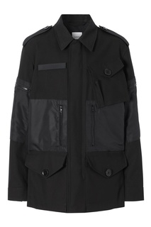 Черная хлопковая куртка Burberry