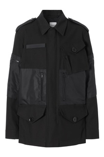 Черная хлопковая куртка Burberry