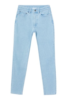 Голубые зауженные джинсы Burberry
