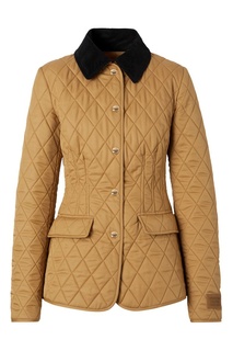 Стеганая куртка с вельветовым воротником Burberry
