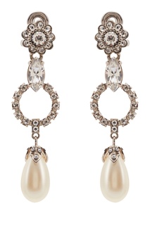 Серьги-подвески с кристаллами Miu Miu