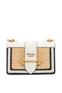 Сумка с плетением Cahier Prada