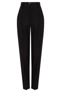 Черные брюки с защипами RED Valentino