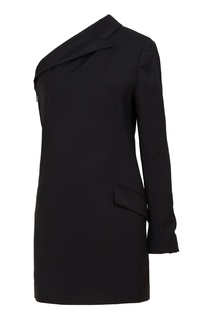 Асимметричное платье из шерсти Msgm