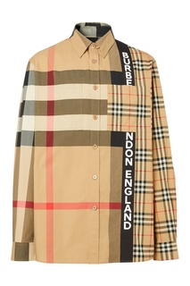 Рубашка оверсайз в клетку Burberry