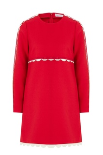 Красное платье мини RED Valentino