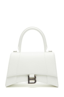 Белая сумка Hourglass Balenciaga