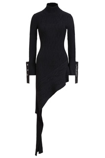 Асимметричное платье мини Off White