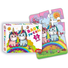 Развивающая игра Baby Puzzle Радужные единороги Дрофа Медиа