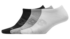 UNISEX FLAT KNIT NO SHOW SOCK 3 PAIR New Balance