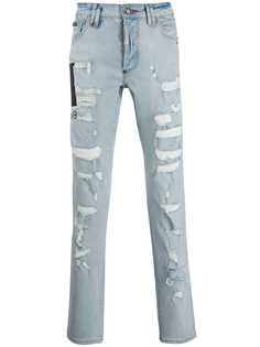 Philipp Plein джинсы Super Straight Cut Dollar