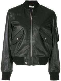 Saint Laurent бомбер на молнии