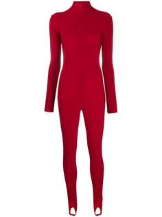 Atu Body Couture облегающий комбинезон со штрипками