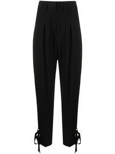 Isabel Marant брюки строгого кроя с завязками