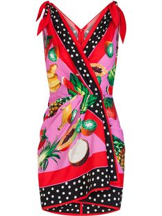 Dolce & Gabbana платье мини с принтом