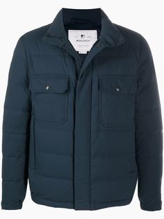 Woolrich пуховик с нагрудным карманом