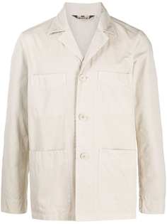 Aspesi однобортная куртка с накладными карманами