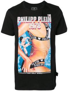 Philipp Plein футболка с графичным принтом и логотипом