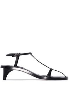 Jil Sander босоножки с Т-образным ремешком
