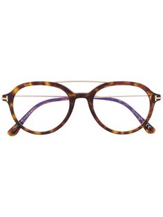 Tom Ford Eyewear солнцезащитные очки в круглой оправе