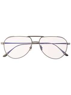 Tom Ford Eyewear очки-авиаторы Block Pilot