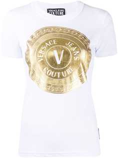 Versace Jeans Couture футболка с нашивкой-логотипом