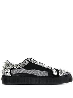 Philipp Plein кеды с кристаллами