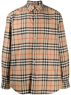 Burberry рубашка в клетку Vintage Check