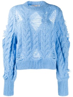 Stella McCartney джемпер оверсайз с круглым вырезом