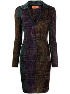 Missoni трикотажное платье миди в стиле колор-блок