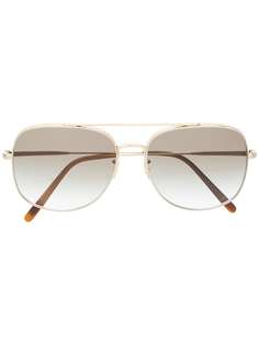 Oliver Peoples солнцезащитные очки-авиаторы Taron