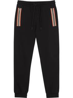 Burberry спортивные брюки с отделкой Icon Stripe