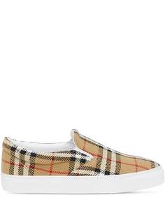 Burberry слипоны в клетку Vintage Check