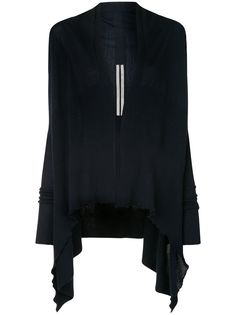 Rick Owens кардиган с драпировкой на спине