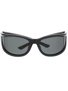 Balenciaga Eyewear солнцезащитные очки в оправе кошачий глаз с логотипом