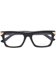 Bottega Veneta Eyewear очки в прямоугольной оправе