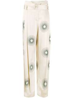 Stella McCartney широкие брюки Elliana