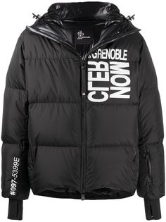 Moncler Grenoble пуховик Mazod с логотипом