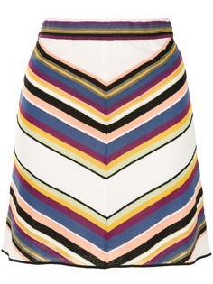 M Missoni юбка мини в полоску