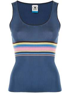 M Missoni полосатый топ в рубчик