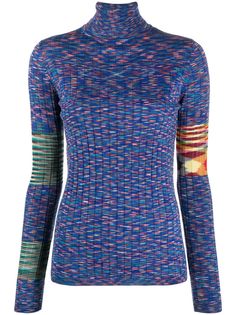 M Missoni трикотажный топ с высоким воротником