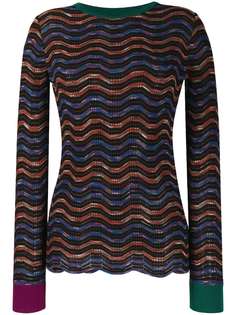 M Missoni топ с фестонами