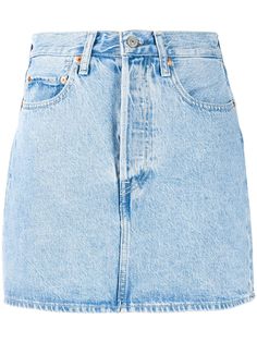Levis джинсовая юбка миди с эффектом потертости Levis®