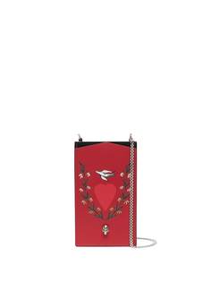 Alexander McQueen мини-сумка с графичным принтом