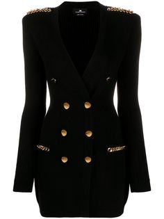 Elisabetta Franchi двубортное платье