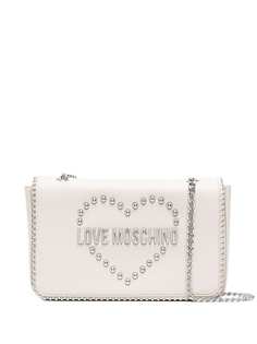 Love Moschino сумка на плечо с логотипом и заклепками